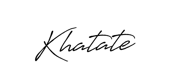 You should practise on your own different ways (Antro_Vectra_Bolder) to write your name (Khatate) in signature. don't let someone else do it for you. Khatate signature style 7 images and pictures png