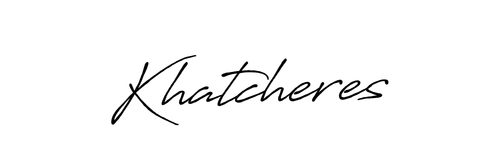 You can use this online signature creator to create a handwritten signature for the name Khatcheres. This is the best online autograph maker. Khatcheres signature style 7 images and pictures png