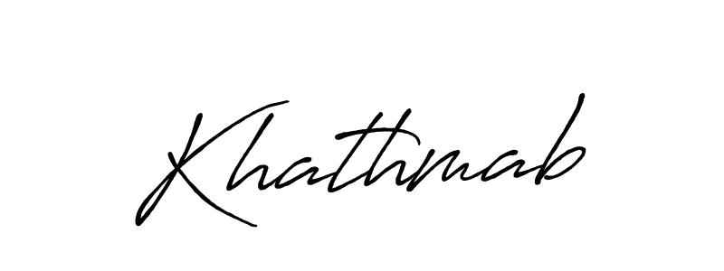 Once you've used our free online signature maker to create your best signature Antro_Vectra_Bolder style, it's time to enjoy all of the benefits that Khathmab name signing documents. Khathmab signature style 7 images and pictures png