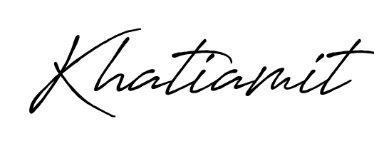 Get an exclusive digital autograph for Khatiamit. The Antro_Vectra_Bolder typeface captures the charm of real penmanship on paper. Khatiamit signature style 7 images and pictures png