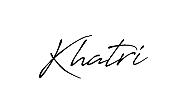 Create a beautiful signature design for name Khatri. With this signature (Antro_Vectra_Bolder) fonts, you can make a handwritten signature for free. Khatri signature style 7 images and pictures png