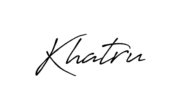 Make a beautiful signature design for name Khatru. Use this online signature maker to create a handwritten signature for free. Khatru signature style 7 images and pictures png