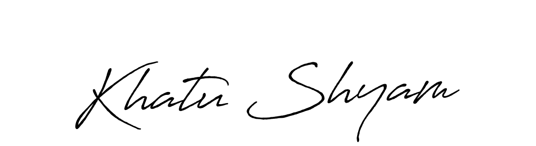 Also You can easily find your signature by using the search form. We will create Khatu Shyam name handwritten signature images for you free of cost using Antro_Vectra_Bolder sign style. Khatu Shyam signature style 7 images and pictures png