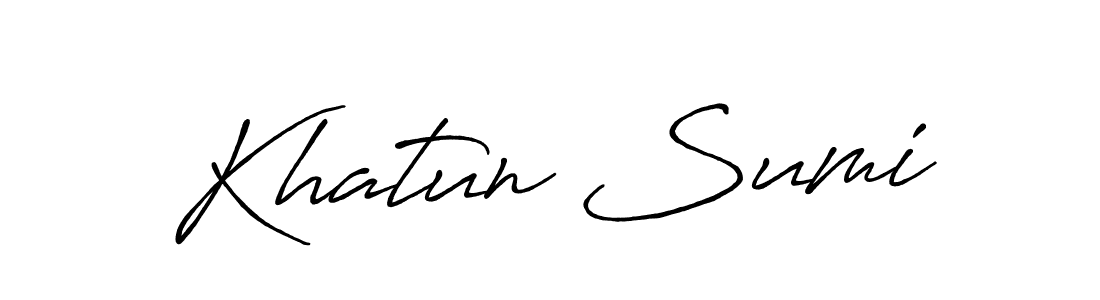 if you are searching for the best signature style for your name Khatun Sumi. so please give up your signature search. here we have designed multiple signature styles  using Antro_Vectra_Bolder. Khatun Sumi signature style 7 images and pictures png