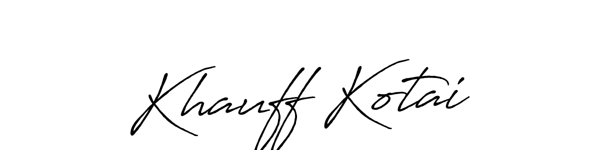 Here are the top 10 professional signature styles for the name Khauff Kotai. These are the best autograph styles you can use for your name. Khauff Kotai signature style 7 images and pictures png