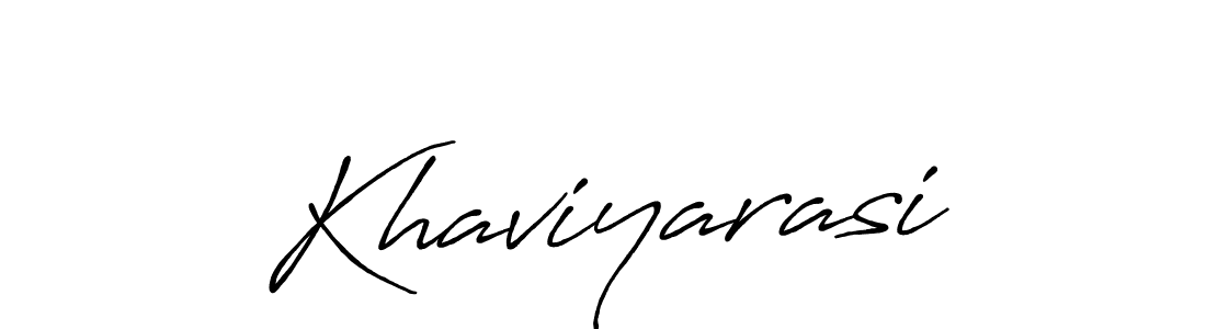 This is the best signature style for the Khaviyarasi name. Also you like these signature font (Antro_Vectra_Bolder). Mix name signature. Khaviyarasi signature style 7 images and pictures png