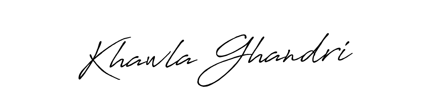 It looks lik you need a new signature style for name Khawla Ghandri. Design unique handwritten (Antro_Vectra_Bolder) signature with our free signature maker in just a few clicks. Khawla Ghandri signature style 7 images and pictures png