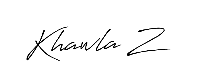 Similarly Antro_Vectra_Bolder is the best handwritten signature design. Signature creator online .You can use it as an online autograph creator for name Khawla Z. Khawla Z signature style 7 images and pictures png