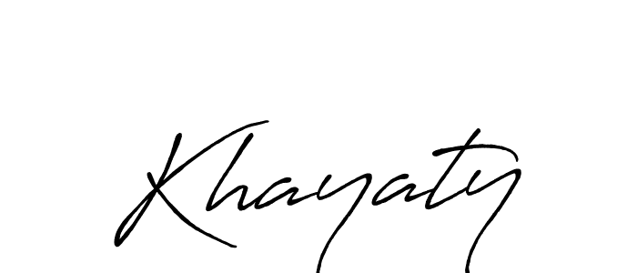 How to Draw Khayaty signature style? Antro_Vectra_Bolder is a latest design signature styles for name Khayaty. Khayaty signature style 7 images and pictures png