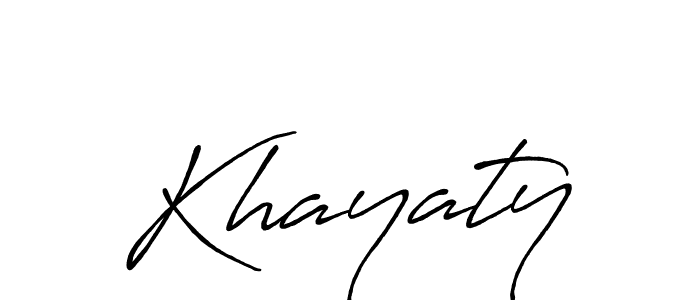 How to Draw Khayaty signature style? Antro_Vectra_Bolder is a latest design signature styles for name Khayaty. Khayaty signature style 7 images and pictures png