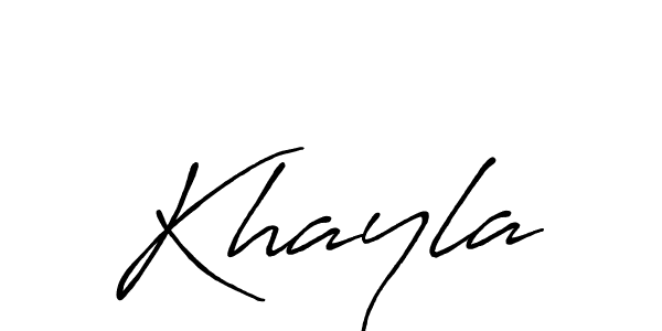 Also we have Khayla name is the best signature style. Create professional handwritten signature collection using Antro_Vectra_Bolder autograph style. Khayla signature style 7 images and pictures png