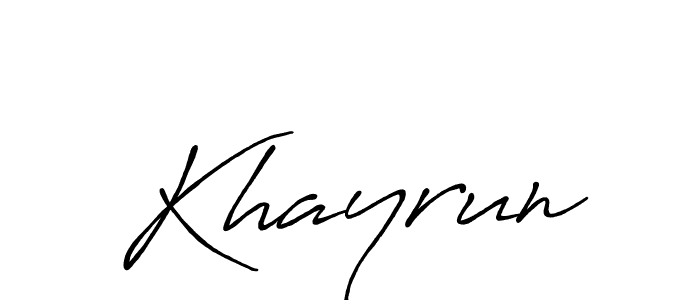Once you've used our free online signature maker to create your best signature Antro_Vectra_Bolder style, it's time to enjoy all of the benefits that Khayrun name signing documents. Khayrun signature style 7 images and pictures png