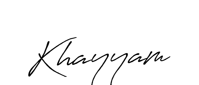 You should practise on your own different ways (Antro_Vectra_Bolder) to write your name (Khayyam) in signature. don't let someone else do it for you. Khayyam signature style 7 images and pictures png