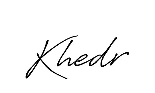 It looks lik you need a new signature style for name Khedr. Design unique handwritten (Antro_Vectra_Bolder) signature with our free signature maker in just a few clicks. Khedr signature style 7 images and pictures png