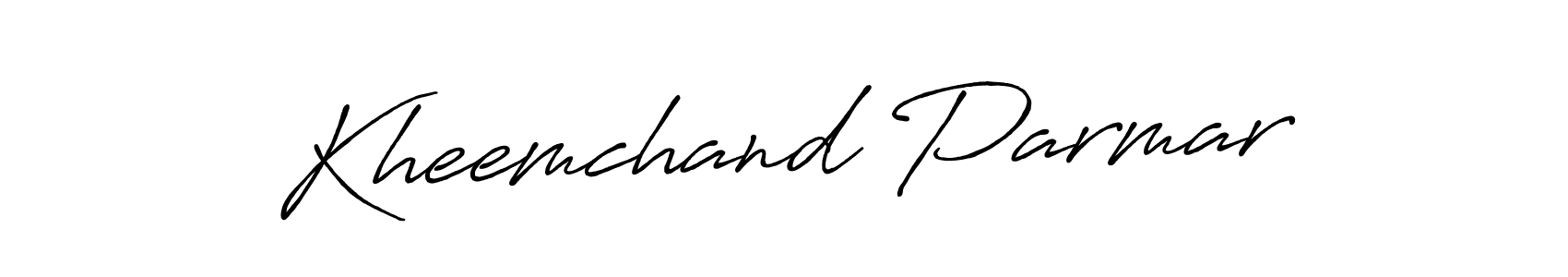 Also You can easily find your signature by using the search form. We will create Kheemchand Parmar name handwritten signature images for you free of cost using Antro_Vectra_Bolder sign style. Kheemchand Parmar signature style 7 images and pictures png