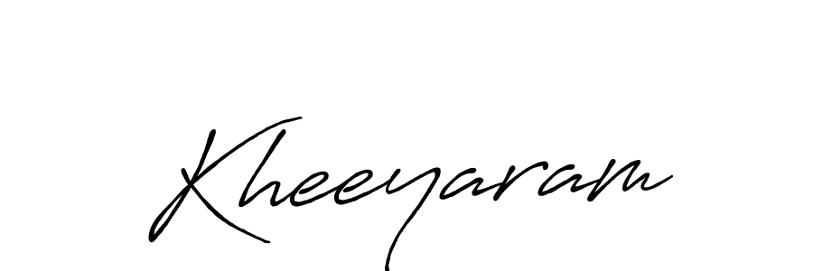 Kheeyaram stylish signature style. Best Handwritten Sign (Antro_Vectra_Bolder) for my name. Handwritten Signature Collection Ideas for my name Kheeyaram. Kheeyaram signature style 7 images and pictures png