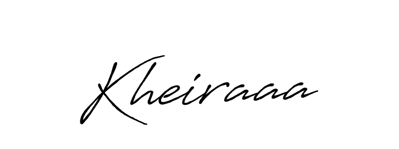 Also we have Kheiraaa name is the best signature style. Create professional handwritten signature collection using Antro_Vectra_Bolder autograph style. Kheiraaa signature style 7 images and pictures png