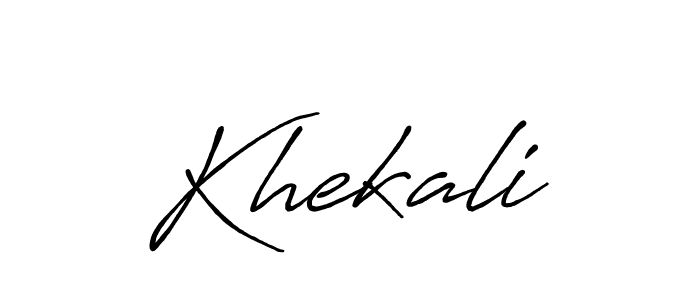 Make a beautiful signature design for name Khekali. Use this online signature maker to create a handwritten signature for free. Khekali signature style 7 images and pictures png