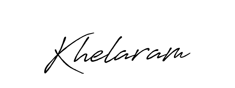 How to make Khelaram signature? Antro_Vectra_Bolder is a professional autograph style. Create handwritten signature for Khelaram name. Khelaram signature style 7 images and pictures png