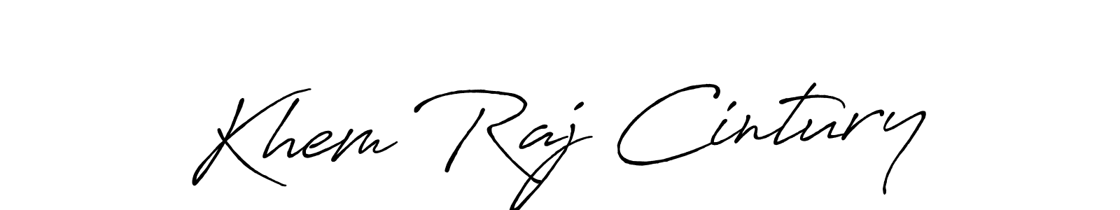 Similarly Antro_Vectra_Bolder is the best handwritten signature design. Signature creator online .You can use it as an online autograph creator for name Khem Raj Cintury. Khem Raj Cintury signature style 7 images and pictures png