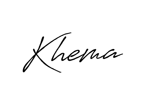 Make a short Khema signature style. Manage your documents anywhere anytime using Antro_Vectra_Bolder. Create and add eSignatures, submit forms, share and send files easily. Khema signature style 7 images and pictures png