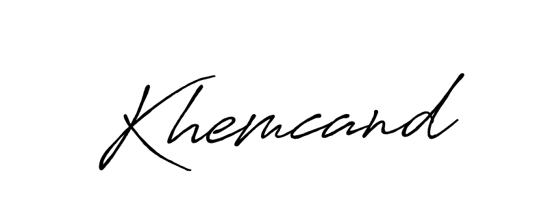Make a beautiful signature design for name Khemcand. Use this online signature maker to create a handwritten signature for free. Khemcand signature style 7 images and pictures png