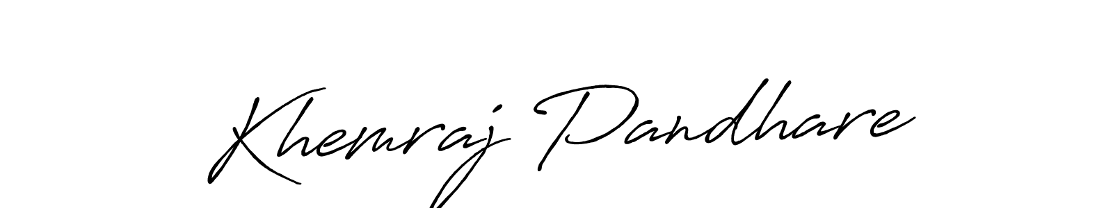 if you are searching for the best signature style for your name Khemraj Pandhare. so please give up your signature search. here we have designed multiple signature styles  using Antro_Vectra_Bolder. Khemraj Pandhare signature style 7 images and pictures png