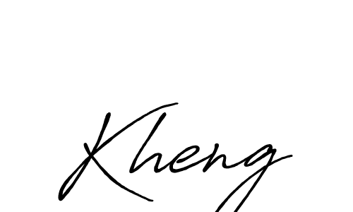 Kheng stylish signature style. Best Handwritten Sign (Antro_Vectra_Bolder) for my name. Handwritten Signature Collection Ideas for my name Kheng. Kheng signature style 7 images and pictures png