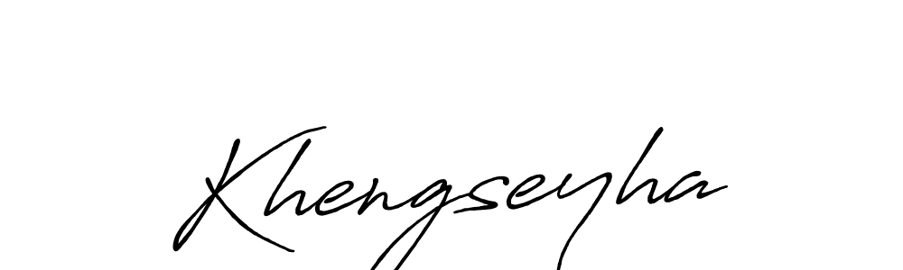How to make Khengseyha signature? Antro_Vectra_Bolder is a professional autograph style. Create handwritten signature for Khengseyha name. Khengseyha signature style 7 images and pictures png