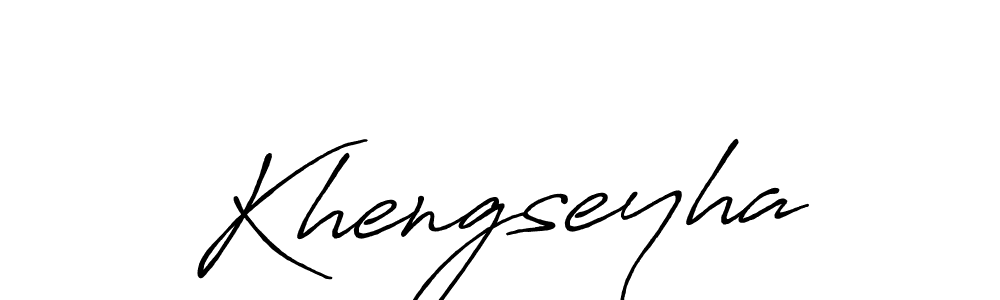 How to make Khengseyha signature? Antro_Vectra_Bolder is a professional autograph style. Create handwritten signature for Khengseyha name. Khengseyha signature style 7 images and pictures png