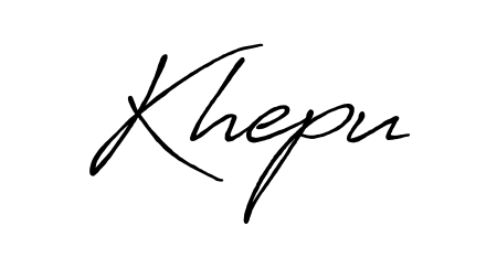 How to make Khepu name signature. Use Antro_Vectra_Bolder style for creating short signs online. This is the latest handwritten sign. Khepu signature style 7 images and pictures png