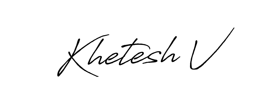 How to Draw Khetesh V signature style? Antro_Vectra_Bolder is a latest design signature styles for name Khetesh V. Khetesh V signature style 7 images and pictures png