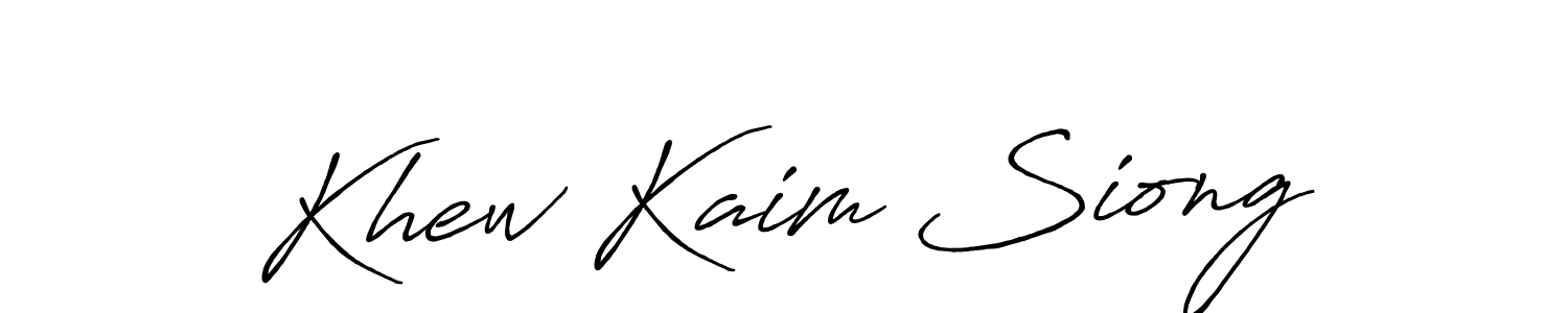 Similarly Antro_Vectra_Bolder is the best handwritten signature design. Signature creator online .You can use it as an online autograph creator for name Khew Kaim Siong. Khew Kaim Siong signature style 7 images and pictures png
