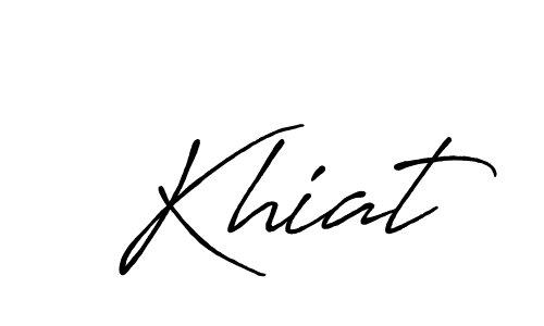 Also we have Khiat name is the best signature style. Create professional handwritten signature collection using Antro_Vectra_Bolder autograph style. Khiat signature style 7 images and pictures png