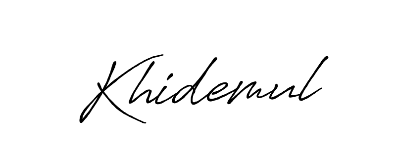 It looks lik you need a new signature style for name Khidemul. Design unique handwritten (Antro_Vectra_Bolder) signature with our free signature maker in just a few clicks. Khidemul signature style 7 images and pictures png