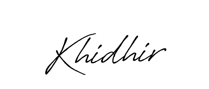 You can use this online signature creator to create a handwritten signature for the name Khidhir. This is the best online autograph maker. Khidhir signature style 7 images and pictures png