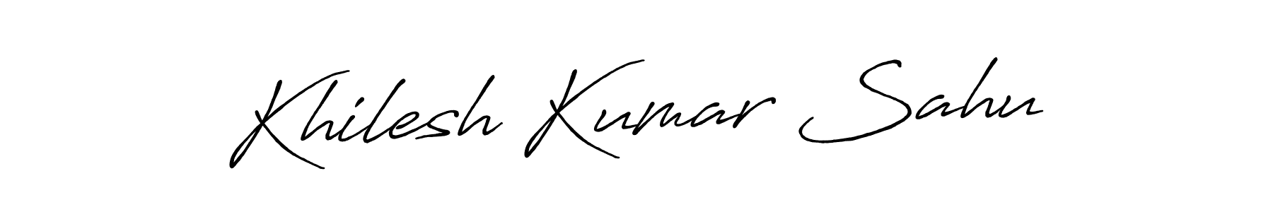 It looks lik you need a new signature style for name Khilesh Kumar Sahu. Design unique handwritten (Antro_Vectra_Bolder) signature with our free signature maker in just a few clicks. Khilesh Kumar Sahu signature style 7 images and pictures png