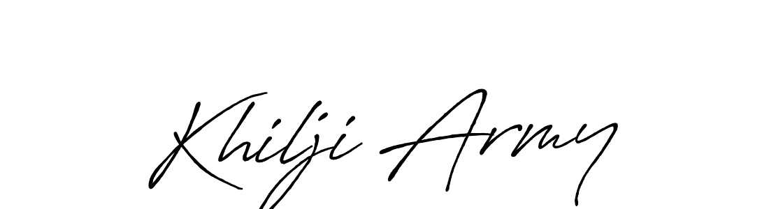 Make a beautiful signature design for name Khilji Army. Use this online signature maker to create a handwritten signature for free. Khilji Army signature style 7 images and pictures png
