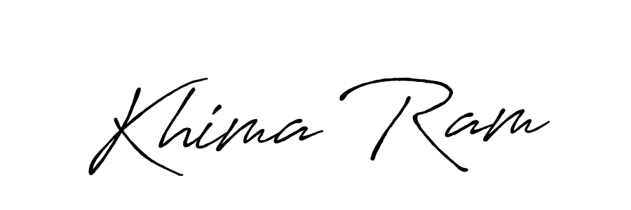Also You can easily find your signature by using the search form. We will create Khima Ram name handwritten signature images for you free of cost using Antro_Vectra_Bolder sign style. Khima Ram signature style 7 images and pictures png