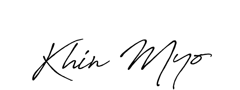 It looks lik you need a new signature style for name Khin Myo. Design unique handwritten (Antro_Vectra_Bolder) signature with our free signature maker in just a few clicks. Khin Myo signature style 7 images and pictures png