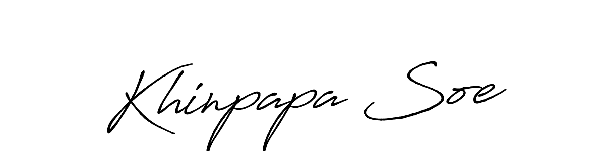 You should practise on your own different ways (Antro_Vectra_Bolder) to write your name (Khinpapa Soe) in signature. don't let someone else do it for you. Khinpapa Soe signature style 7 images and pictures png