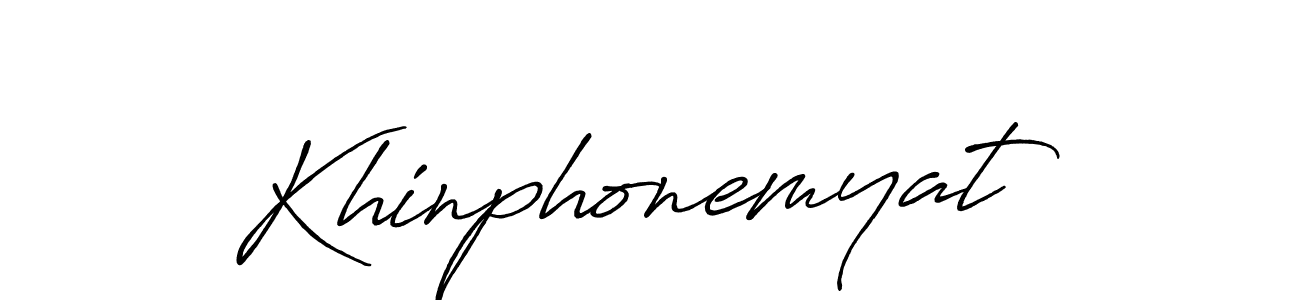 Also You can easily find your signature by using the search form. We will create Khinphonemyat name handwritten signature images for you free of cost using Antro_Vectra_Bolder sign style. Khinphonemyat signature style 7 images and pictures png