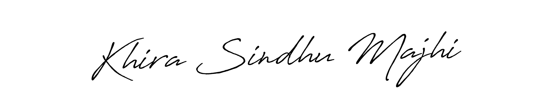 Use a signature maker to create a handwritten signature online. With this signature software, you can design (Antro_Vectra_Bolder) your own signature for name Khira Sindhu Majhi. Khira Sindhu Majhi signature style 7 images and pictures png