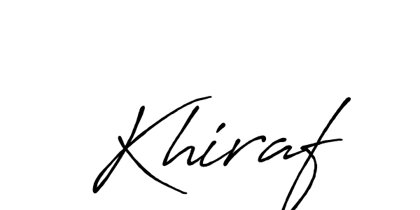How to Draw Khiraf signature style? Antro_Vectra_Bolder is a latest design signature styles for name Khiraf. Khiraf signature style 7 images and pictures png