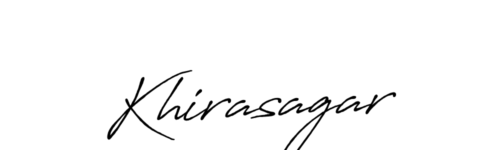 Khirasagar stylish signature style. Best Handwritten Sign (Antro_Vectra_Bolder) for my name. Handwritten Signature Collection Ideas for my name Khirasagar. Khirasagar signature style 7 images and pictures png