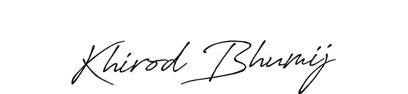 Make a short Khirod Bhumij signature style. Manage your documents anywhere anytime using Antro_Vectra_Bolder. Create and add eSignatures, submit forms, share and send files easily. Khirod Bhumij signature style 7 images and pictures png