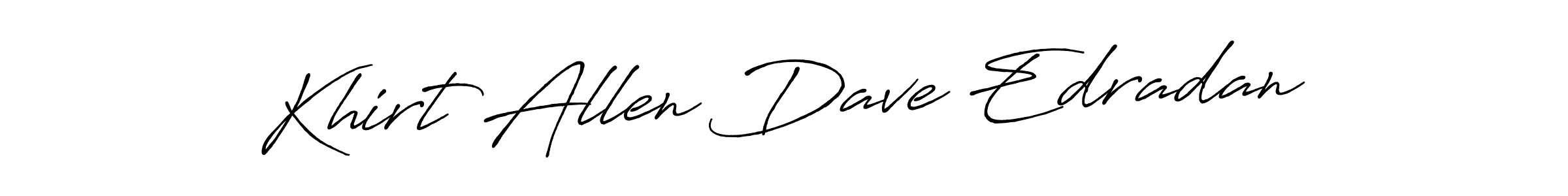 It looks lik you need a new signature style for name Khirt Allen Dave Edradan. Design unique handwritten (Antro_Vectra_Bolder) signature with our free signature maker in just a few clicks. Khirt Allen Dave Edradan signature style 7 images and pictures png