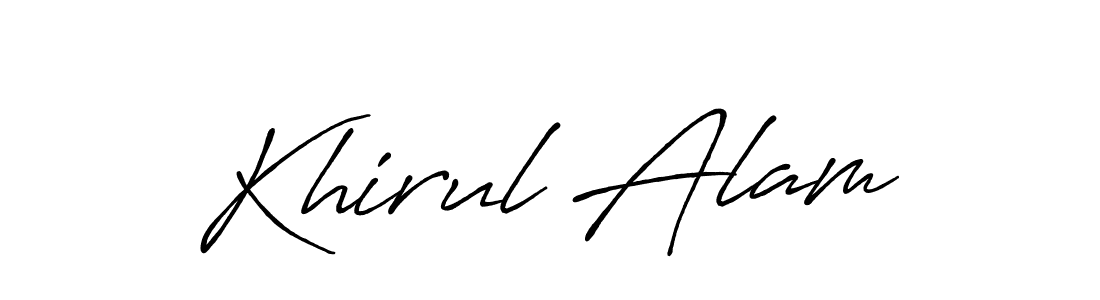 Also You can easily find your signature by using the search form. We will create Khirul Alam name handwritten signature images for you free of cost using Antro_Vectra_Bolder sign style. Khirul Alam signature style 7 images and pictures png