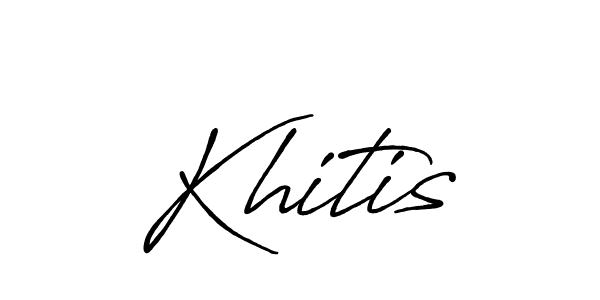 if you are searching for the best signature style for your name Khitis. so please give up your signature search. here we have designed multiple signature styles  using Antro_Vectra_Bolder. Khitis signature style 7 images and pictures png