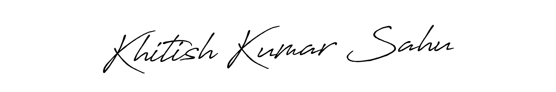Similarly Antro_Vectra_Bolder is the best handwritten signature design. Signature creator online .You can use it as an online autograph creator for name Khitish Kumar Sahu. Khitish Kumar Sahu signature style 7 images and pictures png